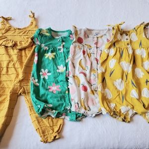 Rompers for Baby Girls | 12m | 18m | Cat & Jack | Carters